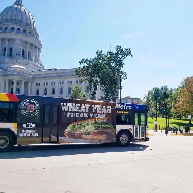 Madison Graphics Custom Bus Wraps