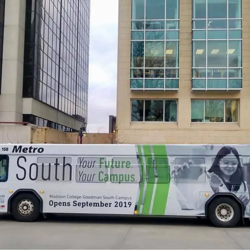 Madison Graphics Custom Bus Wraps