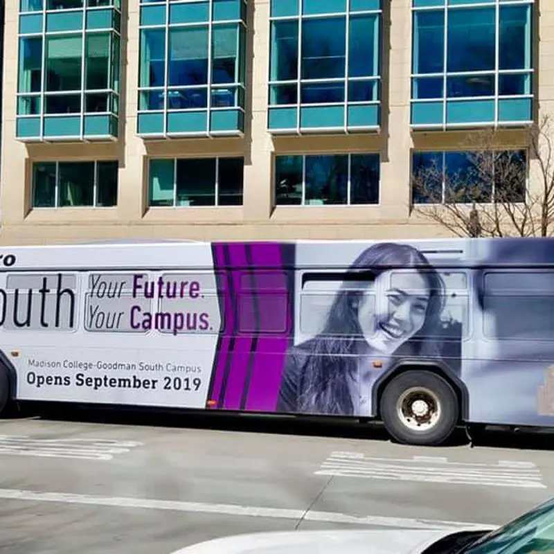 Madison Graphics Custom Bus Wraps