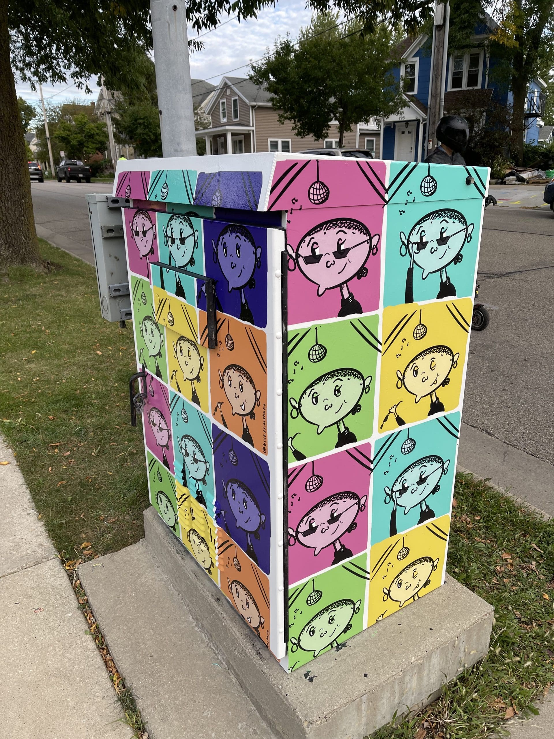 Graphics on the street