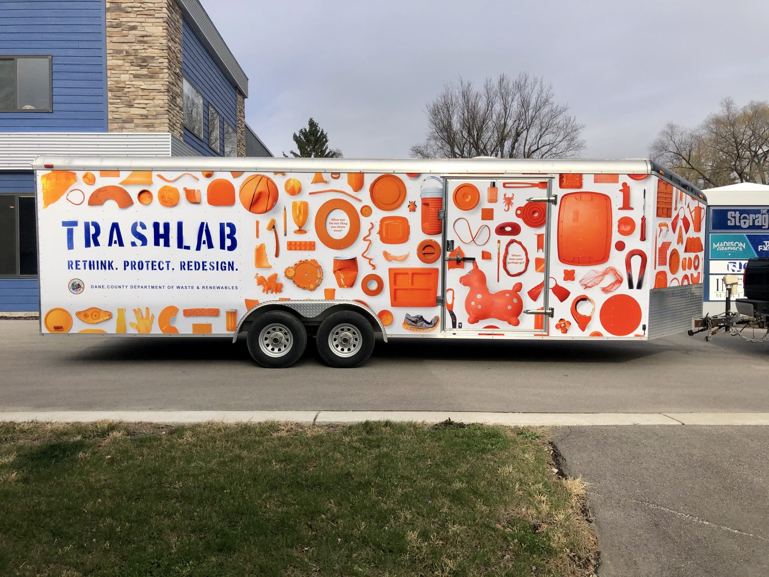 Trashlab Graphics On Trailer