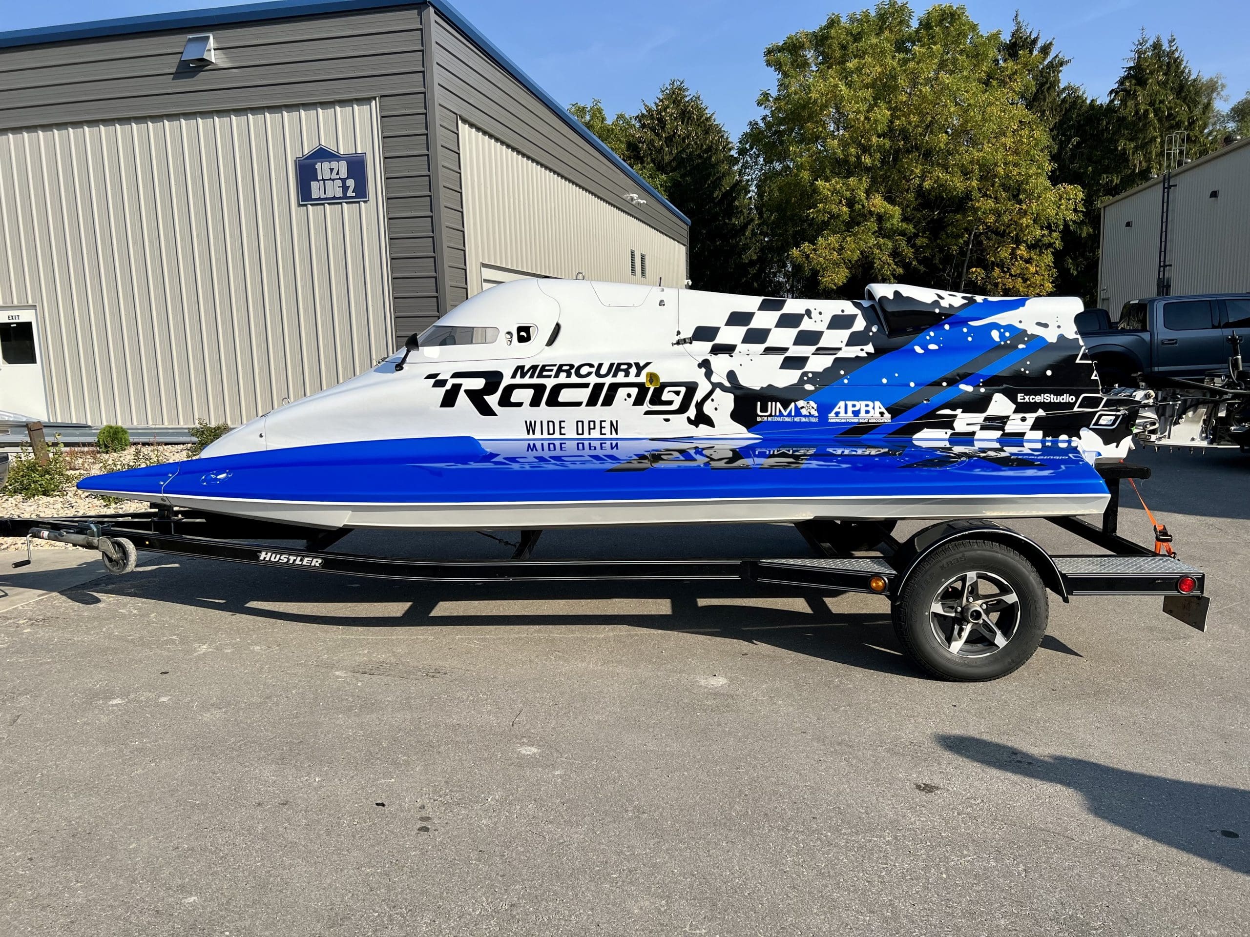 Wrapped Racing Car